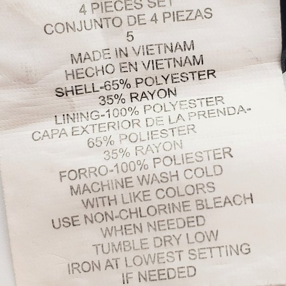 Boys Dress Suit Vest Gray Plaid 4 Buttons with Pockets Size 5 - Picture 5 of 6